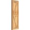 Ekena Millwork Framed Board-n-Batten Shutters w/Z-Bar, Rough Sawn Western Red Cedar, 10 3/4W x 34H, PR RBF06Z11X034RWR - alternate 4